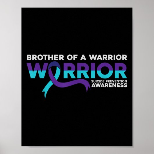 Poster Sensibilisation À La Prévention Du Suicide Frère D (Devant)