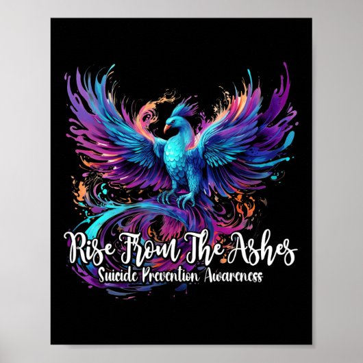 Poster Sensibilisation À La Prévention Du Suicide Phoenix (Devant)