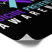 Poster Sensibilisation À La Prévention Du Suicide Rose Et (Coin)