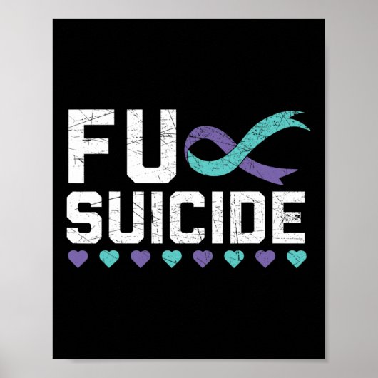 Poster Sensibilisation à la prévention du suicide Santé m (Devant)