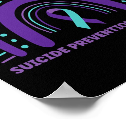 Poster Sensibilisation à la prévention du suicide Sensibi (Coin)