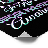 Poster Sensibilisation à la prévention du suicide Votre i (Coin)