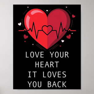 Poster Sensibilisation à la santé cardiovasculaire Go Red