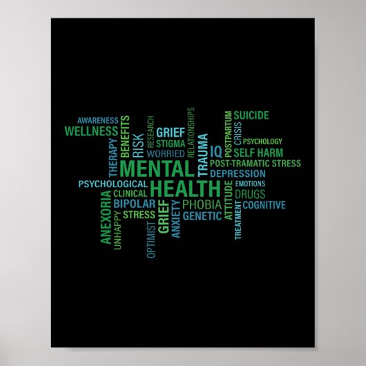 Poster Sensibilisation à la santé mentale (Devant)