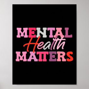 Poster Sensibilisation à la santé mentale Sensibilisation