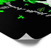 Poster Sensibilisation à la santé mentale Tournesol Vert (Coin)