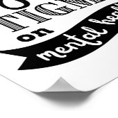 Poster Sensibilisation à la stigmatisation des problèmes (Coin)