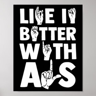 Poster Sensibilisation à la surdité et à la langue des si