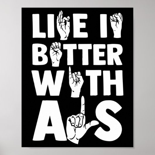 Poster Sensibilisation à la surdité et à la langue des si (Devant)