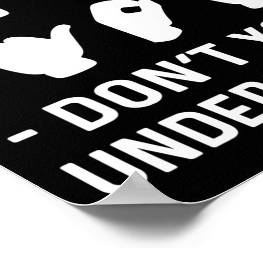 Poster Sensibilisation à la surdité. Sensibilisation à l' (Coin)