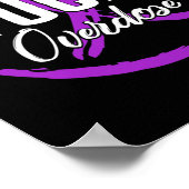 Poster Sensibilisation à la surdose de drogue Août Surdos (Coin)