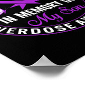 Poster Sensibilisation À La Surdose De Drogue En Mémoire (Coin)