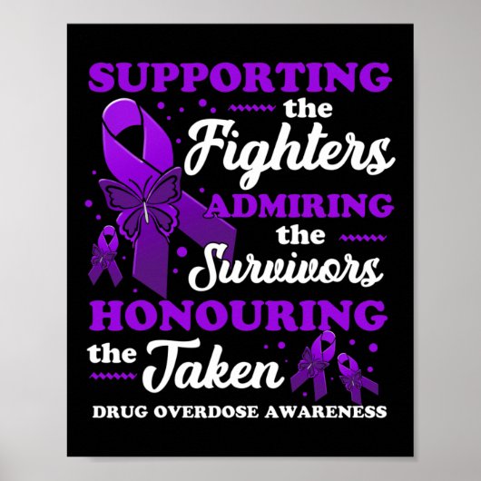 Poster Sensibilisation à la surdose de médicaments de bea (Devant)