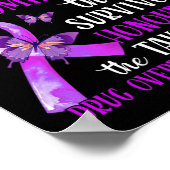 Poster Sensibilisation à la surdose de médicaments de bea (Coin)