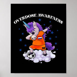 Poster Sensibilisation à la surdose Dubbing Unicorn Purpl