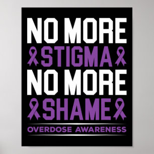 Poster Sensibilisation À La Surdose Plus De Stigmatisatio