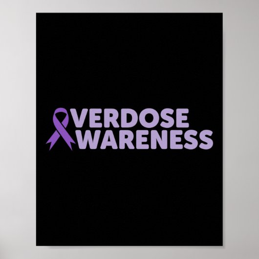 Poster Sensibilisation à la surdose pour le rétablissemen (Devant)