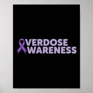 Poster Sensibilisation à la surdose pour le rétablissemen