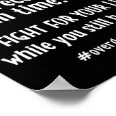 Poster Sensibilisation à la surdose Récupération de la dé (Coin)