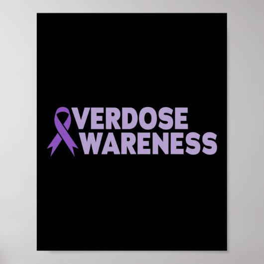 Poster Sensibilisation à la surdose Récupération de la dé (Devant)