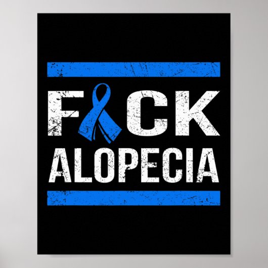 Poster Sensibilisation à l'alopécie T (Devant)