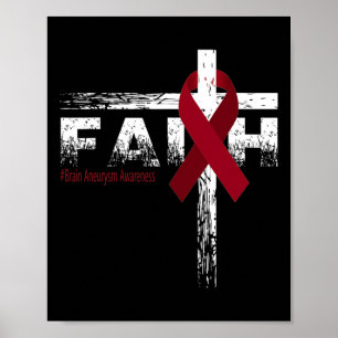 Poster Sensibilisation À L'Aneurysme Foi Et Croix Chrétie