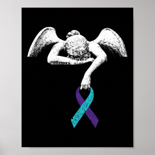 Poster Sensibilisation À L'Ange Et Au Suicide Clo De Prév (Devant)