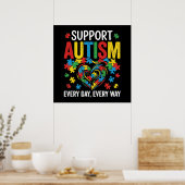 Poster Sensibilisation à l'autisme (Cuisine)