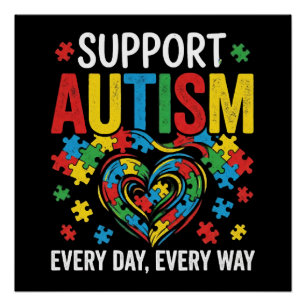 Poster Sensibilisation à l'autisme