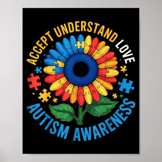 Poster Sensibilisation à l'autisme (Devant)