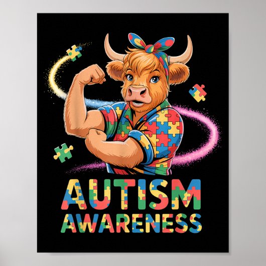 Poster Sensibilisation à l'autisme (Devant)