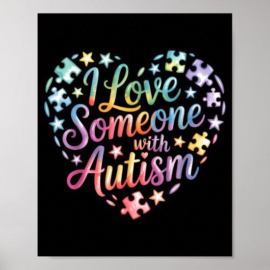 Poster Sensibilisation à l'autisme (Devant)