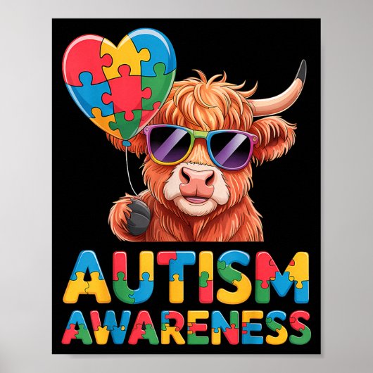 Poster Sensibilisation à l'autisme (Devant)