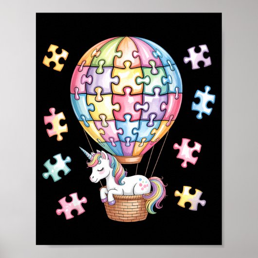 Poster Sensibilisation à l'autisme autistique (Devant)