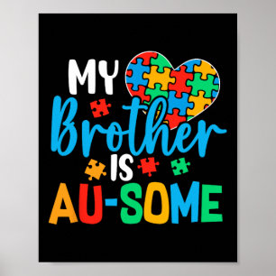 Poster Sensibilisation à l'autisme Équipe de soutien pour