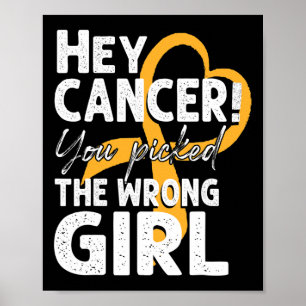 Poster Sensibilisation à l'enfance au cancer Survivant Wr