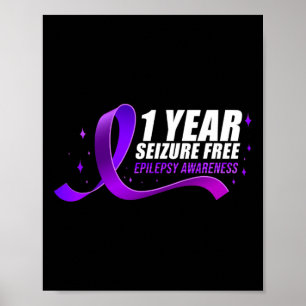 Poster Sensibilisation à l'épilepsie 1 an Saisie Ruban gr