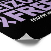 Poster Sensibilisation à l'épilepsie 3 ans Saisie Ruban g (Coin)