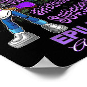 Poster Sensibilisation à l'épilepsie Melanin Black Women  (Coin)