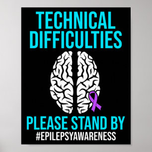 Poster Sensibilisation à l'épilepsie Technique Epileptiqu