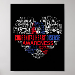Poster Sensibilisation à l'hépatite Maladie cardiaque Lut