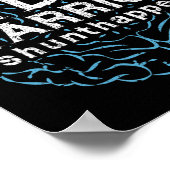 Poster Sensibilisation à l'hydrocéphalie Chant de guerrie (Coin)