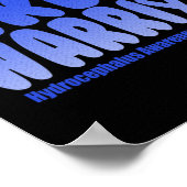 Poster Sensibilisation à l'hydrocéphalie du Flamant rose (Coin)