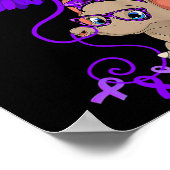 Poster Sensibilisation à l'hydrocéphalie Gilles à ruban b (Coin)