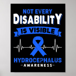 Poster Sensibilisation à l'hydrocéphalie Tous les handica