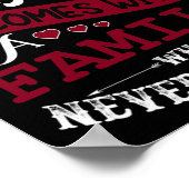 Poster Sensibilisation à l'neurologie cérébrale Burgundy  (Coin)