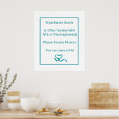 Poster Sensibilisation à Myasthenia Gravis (Cuisine)