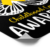 Poster Sensibilisation au cancer chez les enfants Cadeaux (Coin)