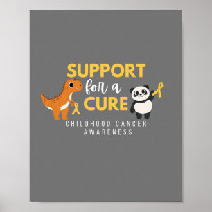 Poster sensibilisation au cancer chez les enfants.soutien