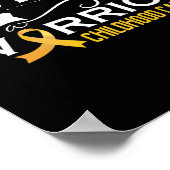 Poster Sensibilisation au cancer de l'enfance Soeur d'un (Coin)